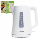 Elektriline veekeetja PHILIPS HD9318/00, valge, 1,7 l, 2200 W