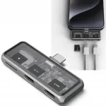 Adapter SATECHI USB-C-st USB-C-ks, 100W PD, DP 1.4, Micro/SD UHS-I, Mobile XR Hub