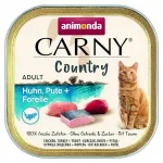 Animonda Carny Country kassitoit kanaliha, kalkuniliha ja forelliga, 100 g