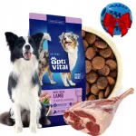 Kuivtoit koertele v&auml;rske lambalihaga, 2,4 kg, OPTIVITAL, teraviljavaba