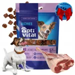 Lambalihaga koerte maiustus OPTIVITAL RICHIES, teraviljavaba, 80 g