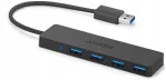 Anker USB jagaja AKA7516011, 4 liidest, must