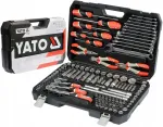 T&ouml;&ouml;riistade komplekt YATO, 129 osa, 1/2", 3/8" karbis