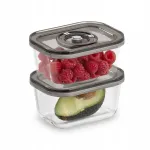 Vaakum-purkide komplekt CASO VacuBoxx Eco-Duo S 2x500ml klaasist 403C753