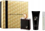 Meeste komplekt: Carolina Herrera vettuvett 100 ml + 10 ml + habemeajamisj&auml;rgne palsam