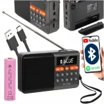 Mini kaasaskantav k&ouml;&ouml;gi Bluetooth FM raadio, USB laetav k&otilde;lar