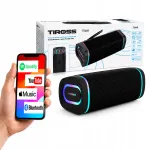 Kaasaskantav Bluetooth 5.3 k&otilde;lar FM raadio, RGB valgustuse, TWS, 10W, kuni 8 h m&auml;nguaega