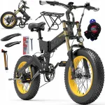 LANKELEISI X3000 PLUS-UP elektrijalgratas, 1000W, 45 km/h, 120 km