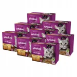 WHISKAS Pure Delight m&auml;rg kassitoit linnulihaga želees, 96 x 85 g