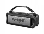Kaasaskantav Bluetooth k&otilde;lar W-King D8, 90W, IPX6, Powerbank funktsioon, AUX, must/h&otilde;bedane