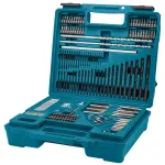 Puuride ja terade komplekt Makita E-06270, 212 osa, kohver