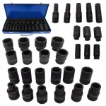 Falon-Tech 6-kandiline l&ouml;&ouml;gv&otilde;tme padrun 1/2", CRV, 35 tk, 8&ndash;32 mm