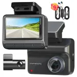 DDPAI Z50 Pro 4K auto videoregistraator tagakaamera ja paigalduskomplektiga