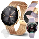 Naiste nutikell AMOLED-ekraaniga, 4 rihma, verer&otilde;hu ja pulsi m&otilde;&otilde;tmine, Talk Watch PL