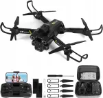 Droon 1080P FPV WiFi kaameraga, kahe akuga, takistuste v&auml;ltimine, 3D flip