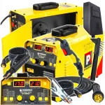 Keevitusinverter IGBT MIG/MAG MMA TIG LIFT FLUX 210A LCD 8,5kVA
