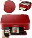 Canon PIXMA MG3650S punane printer WiFi, duplex, ilma tindita