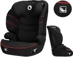 Autoistme LIONELO LARS I-SIZE SPORT must-punane 100-150 cm