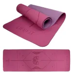 LIFEFIT LOTOS DUO joogamatt, 183x58x0,6 cm, bordo