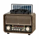 Kaasaskantav analoogne p&auml;ikesepaneeliga FM raadio Kruger&Matz Bluetooth, AUX ja patareidega