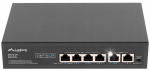 Laua t&uuml;&uuml;pi fikseeritud PoE l&uuml;liti, 2x/4x 100 Mb/s, sobib 10''/19'' riiulisse