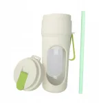 Kaasaskantav smoothie blender 450ml, roheline