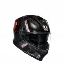 Integraalne kiiver AGV K7 Kyber matt must/punane, suurus L