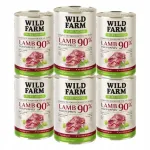 Koiratoit WILD FARM PURE MONO Lamb Puppy 6x400g