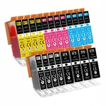 Tintikassetid PGI-570 XL, 20 tk, Canon Pixma MG5750, MG6850, TS5050, 5750 XL printeritele