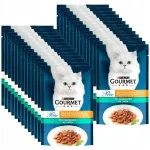 PURINA GOURMET PERLE m&auml;rg kassitoit k&uuml;&uuml;likuliha kastmes, 26 x 85 g