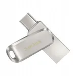 SANDISK 256GB Ultra Dual LUXE USB m&auml;lupulk, USB-C, metallist, 400MB/s