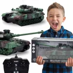 Kaugjuhtimispultiga tank p&ouml;&ouml;rleva torniga