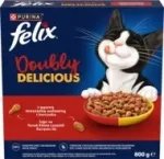 Kuivtoit kassidele PURINA FELIX Doubly Delicious t&auml;iskasvanud kassidele
