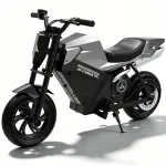Laste elektrimootorratas, 250W, 16 km/h, 21.6V 4Ah, 12" LED-rattad, h&otilde;bedane