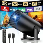 Kaasaskantav mini projektor WiFi Bluetooth 1080p HDMI