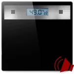 Elektroonilised vannitoa kaalud termomeetriga, LCD, 180 kg