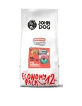 JOHN DOG kuiv koeratoit sealiha ja veiselihaga suurtele t&auml;iskasvanud koertele, 12 kg