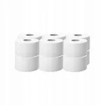 Tualettpaber JUMBO, valge, kahekihiline, 100 m, 12 tk
