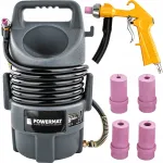 Pneumaatiline sifoonliivapuhasti SIPHON, 10 l, puhastusp&uuml;stoli ja otsikutega