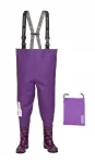 Laste vihmakindlad saapad 3KAMIDO Violet 26/27 17cm