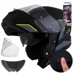Motorrattakiiver Cassida Compress 2.0 M, matt/fluo, Pinlock 70, ECE