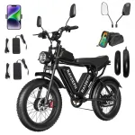 Elektriline t&otilde;ukeratas RAYZEPH C20 Max, 3000W, 52V 40Ah, &otilde;litatud pidurid, kuni 60 km/h, s&otilde;iduulatus kuni 180 km