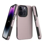 Tugev iPhone 14 Pro kaitsev&uuml;mbris roosa kulla v&auml;rvusega
