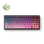 MCHOSE G75 Pro traadita mehaaniline klaviatuur, must/roosa, kolme režiimiga