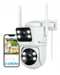 V&auml;line PTZ videokaamera Ctronics, kaks objektiivi, WiFi 5GHz, automaatne j&auml;lgimine, 1080P