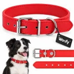 Reguleeritav WOOFY nahast koerarihm, suurus XS (15-23 cm)