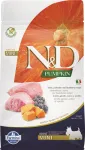 N&D Pumpkin koeratoit lambaliha ja mustikatega, v&auml;ikestele t&auml;iskasvanud koertele, 800 g