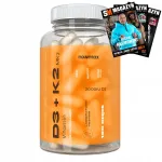 Vitamiin D3 2000 IU K2 MK7 50 mcg 120 kapslit nowmax