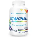 Toidulisand ALLNUTRITION VITAMINALL 60 kapslit, vitamiinid ja mineraalid