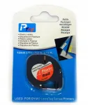Etiketipael Dymo LetraTAG 91203 S0721630, 12 mm, punane